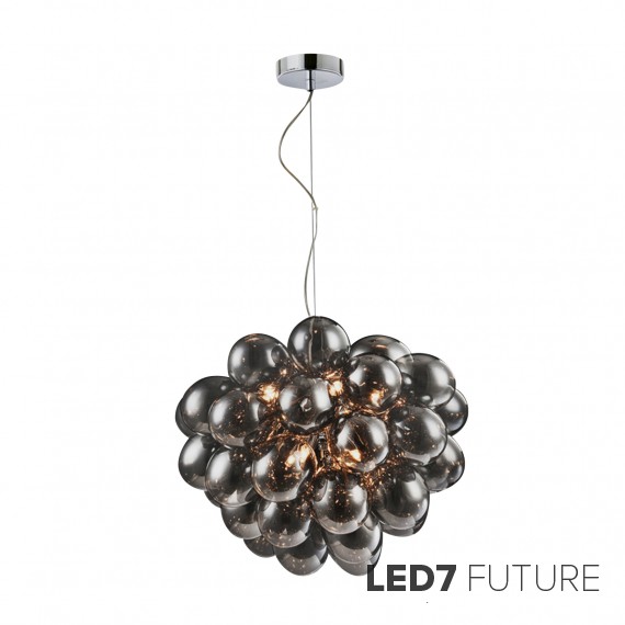 Innerspace - Bubbles Black Chandelier